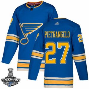 Blues Alex Pietrangelo Blau 2019 Stanley Cup Champions